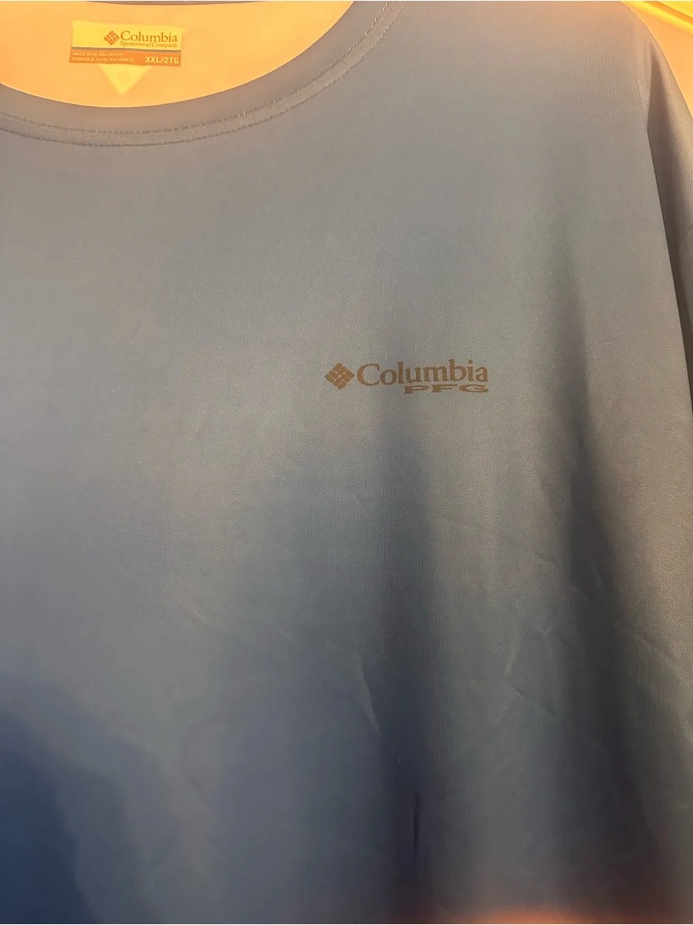 Columbia Sportswear Blue Performance Crew Neck Top